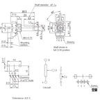 1PCS RK11  PioneerDJ Flx6.Ddj400 With Midpoint Mixer Potentiometer B103 B10K Half Shaft Length 23MM