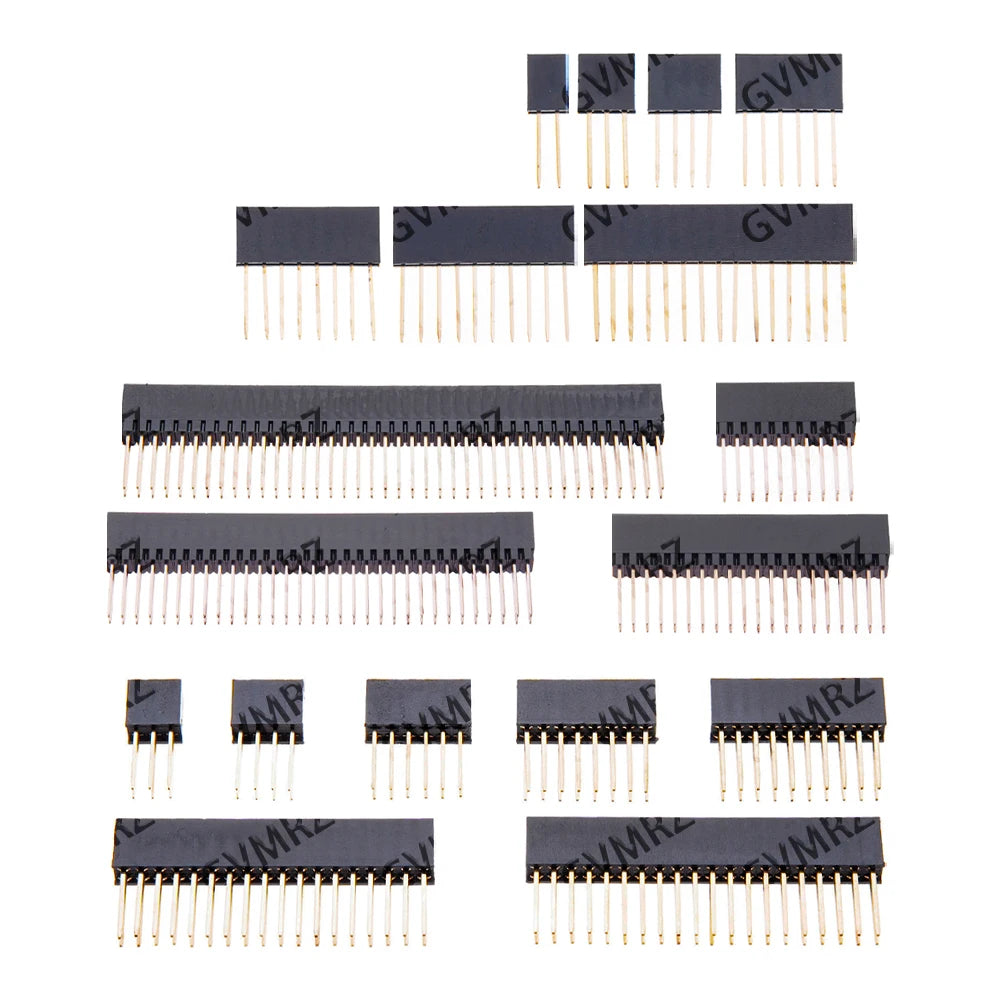 2/3/4/6/8/10/15 Pin 2.54 mm Stackable Long Legs Femal Header For Arduino Shield 2X10P/2X20P/2X32P/2X40P