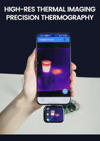Sipeed T256S Thermal Imager Camera AI ISR Inspection Repair Thermographic Compatible with Any USB-C iOS & Android Device Raspber