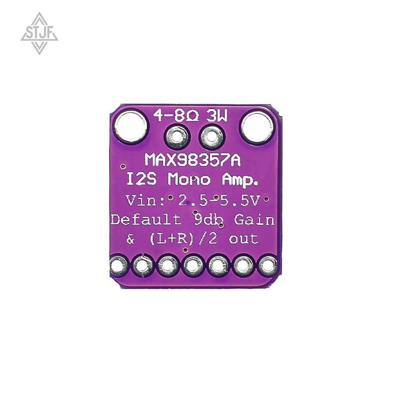 STJF High Quality MAX98357 MAX98357A I2S 3W Class D Amplifier Breakout Interface I2S DAC Decoder for Audio