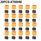 XT60H Connector Plug with Sheath Housing Female Male XT60 Bullet Adapters Connectors for RC Lipo Battery Car Drone Airplane