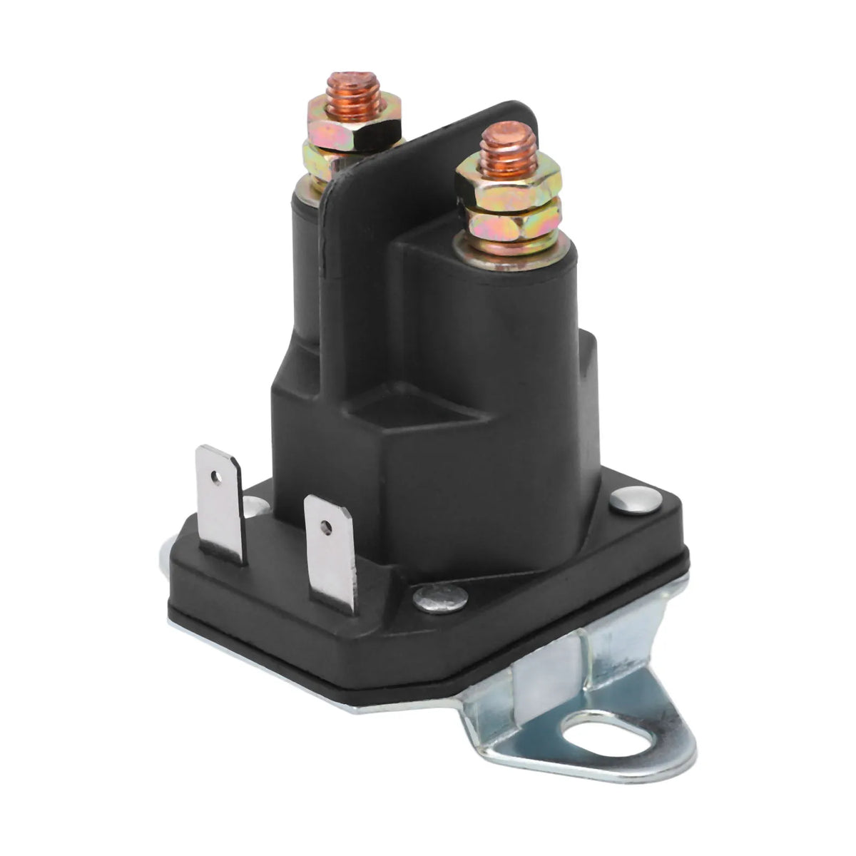 12V Lawn Mower Starter Relay Brass Coil Silver Plated Contact Relay for Vehicle and Home Appliances