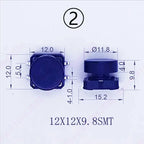 10 Sets Momentary Tactile Button 4PIN SMT/DIP 12X12mm H=9.8/9/16.8mm With Cap Tact Switch Push Button Switch Micro Key Button