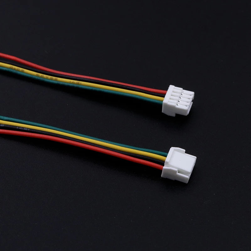5/10PCS GH 1.25 2p 3p 4p 5p 6p 7P 8P  Female Connector With Wire 15cm Cable  GH1.25 Single Double Connector 28AWG