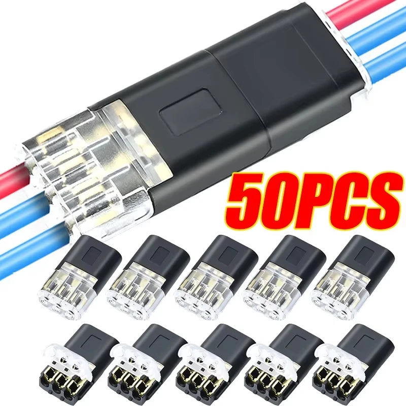 Premium Automotive Wire Connector Detachable Plug, No-Strip Quick Connect, Reliable Durable for Universal Electrical Connections