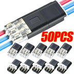 Premium Automotive Wire Connector Detachable Plug, No-Strip Quick Connect, Reliable Durable for Universal Electrical Connections