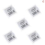 100% Brand New  5pcs 10th Generation Core I5 I7 I9 DIY Sticker Label Notebook Decoration