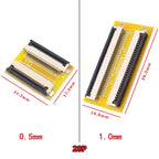 FPC Extension Board FFC Flexible Ribbon Cable Adapter Board 1.0/0.5mm Spacing Flat Wire 4P/8P/10P/20P/40P-60P for Electronics