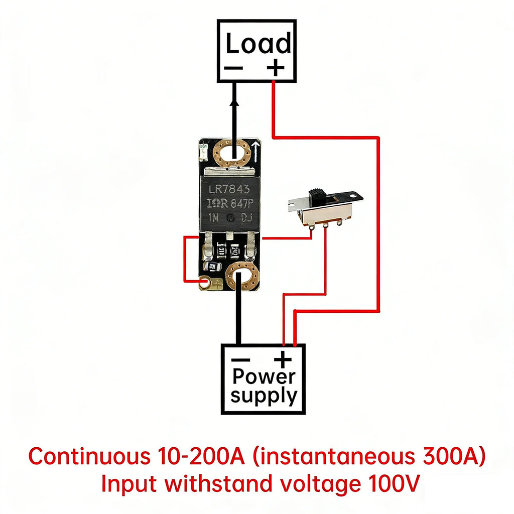 High Power MOS Trigger Switch Module 160A PWM Electronic Switch Board 5-18V FET Driver DIY