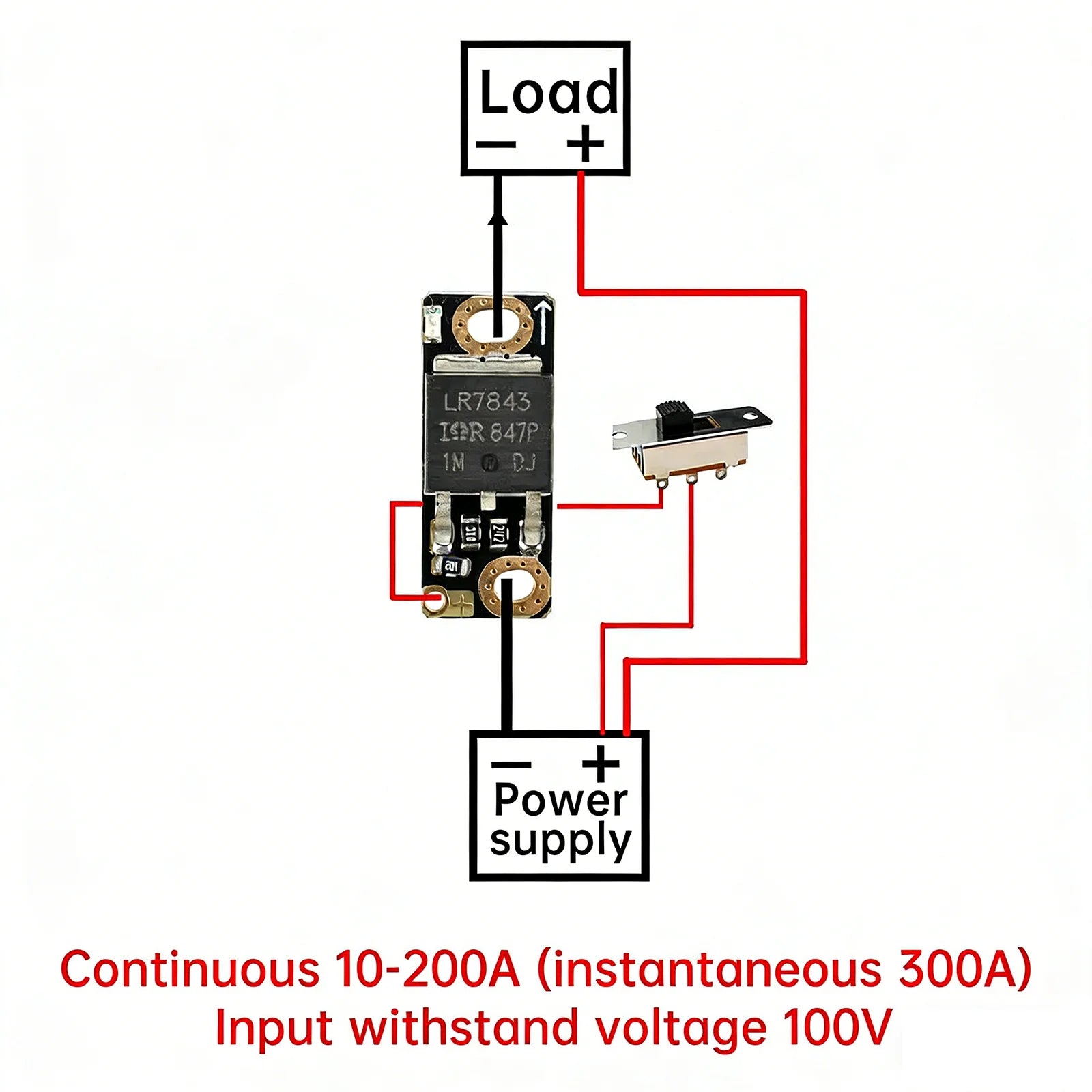 High Power MOS Trigger Switch Module 160A PWM Electronic Switch Board 5-18V FET Driver DIY