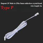 6 Ports 10 Ports Dupont Terminal Junction Box Hub Splitter Dupont 2/3P Male/Female Plug Cable Quick Line Connector For LED Strip