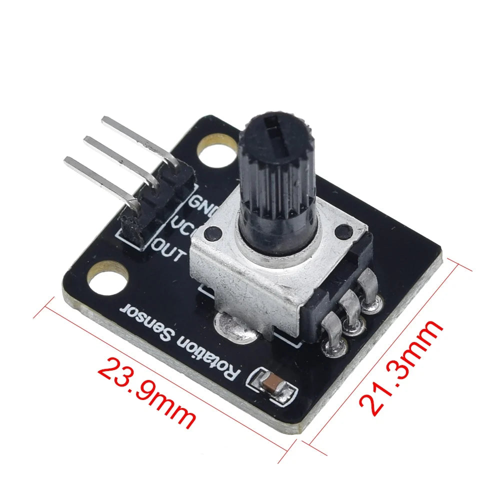 Rotary Potentiometer Analog Knob Module For Raspberry Pi Arduino Electronic Blocks TZT  RV09 Rotary encoder for arduino
