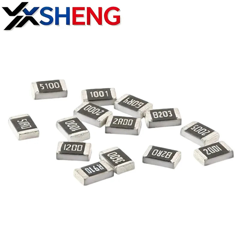 100PCS Resistors 5% 0805 1 10 100 150 220 330 470 ohm 1K 2.2K 10K 100K 10R 100R 220R 330R 470R SMD 1R~1MΩ