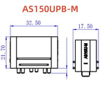 1PCS AS150U、AS150UPW(2+4)、AS150UPB Connector Amass Male Female Male High Current Model Airplane Plug