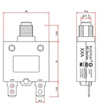 5PCS KUOYUH 98 Series Mini Circuit Breaker Overload Protector Switch 3A 4A 5A 6A 7A 10A 15A 20A 25A 30A 32A 35A 40A 50A