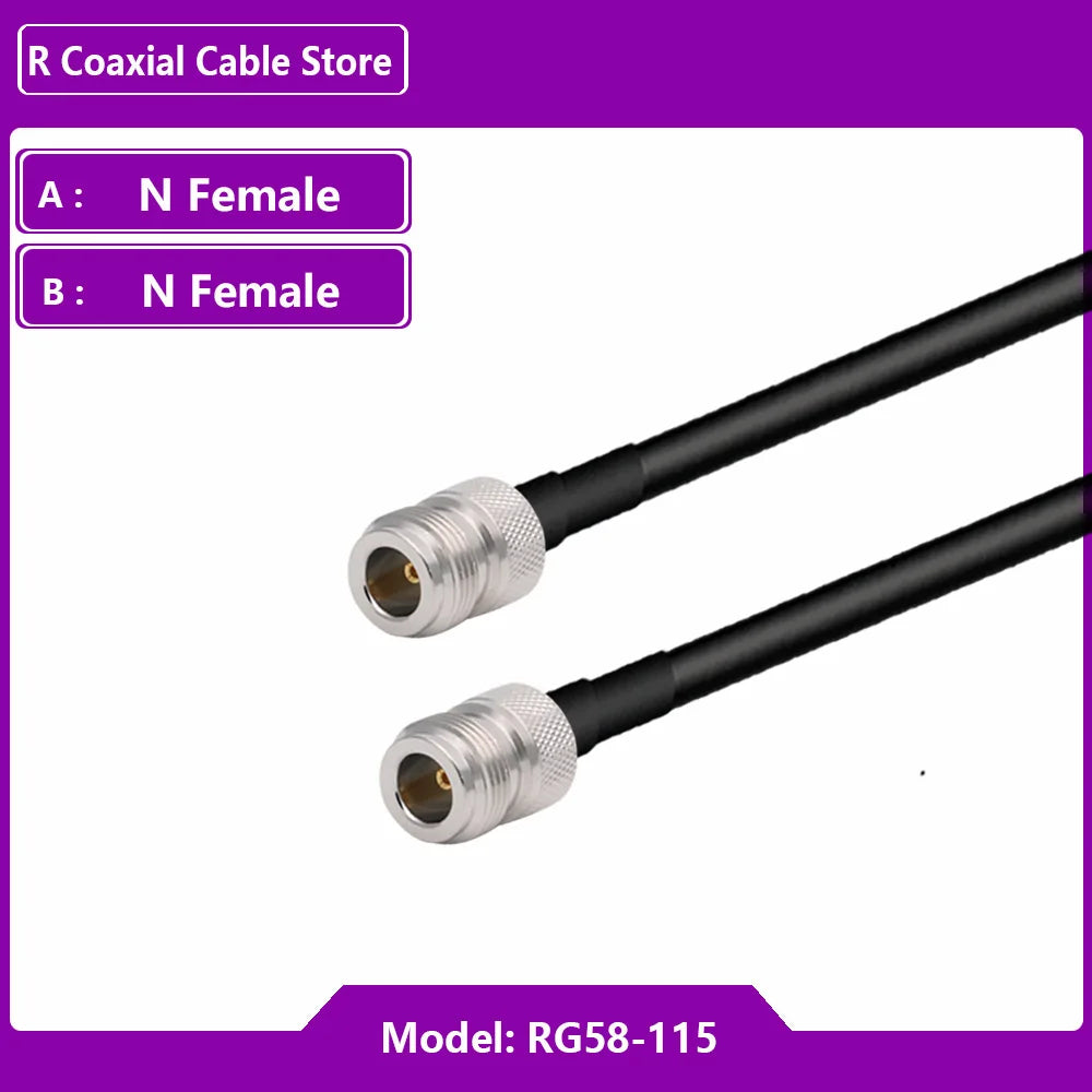 N Type To SMA RP SMA Male Female Connector Crimp for RG58 Cable Extension Jumper Pigtail L16 N To SMA Fast Delivery Brass RF