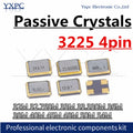 10pcs 3225 Passive Crystal SMD 4pin 13.56MHZ 32MHZ 32.768MHZ 33MHZ 33.330MHZ 36MHZ 38.4MHZ 40MHZ 45MHZ 48MHZ 50MHZ  54MHZ