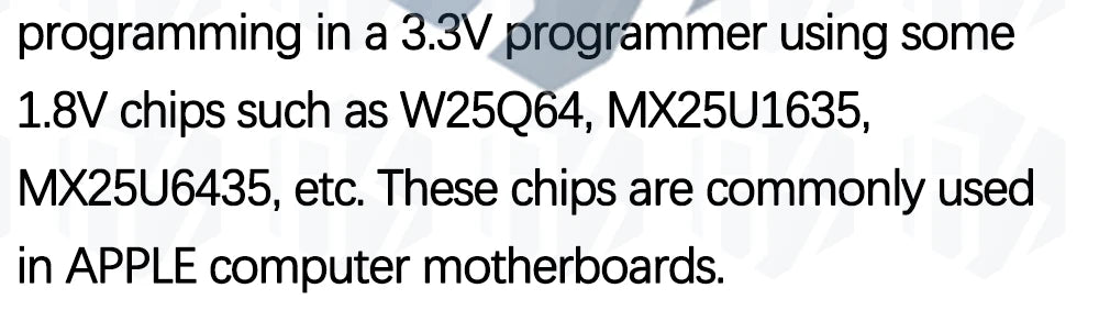 1.8V adapter for Iphone or motherboard 1.8V SPI Flash SOP8 DIP8 W25 MX25 use on programmers TL866CS TL866A EZP2010 EZP2013 CH341