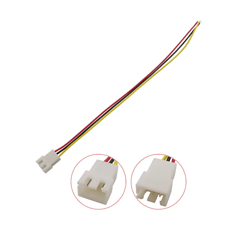 10Pcs/lot JST XH2.54 3 Pin Male Plug / Female Socket Connector XH 2.54mm Pitch 3P Docking Terminal with Wire Cable 26AWG 20CM