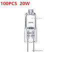 10/50/100PCS G4 12V 10W 20W LED Lamp Bulbs Eco Halogen Light Bulbs Capsule Inserted Beads Crystal Lamp Halogen Bulb Wholesale
