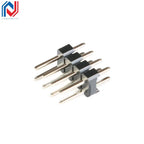 10pcs 2.54mm Double Row Male PCB Board Pin Header Connector Strip Pin Header 2 * 2/3/4/6/8/10/12/15/20/40P For Arduino