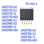 10PCS LM2576 LM2576S-3.3 LM2576S LM2576S-ADJ LM2575 LM2575S LM2575 LM2575S-5.0 LM2596S-12 LM2596S LM2596 TO263-5