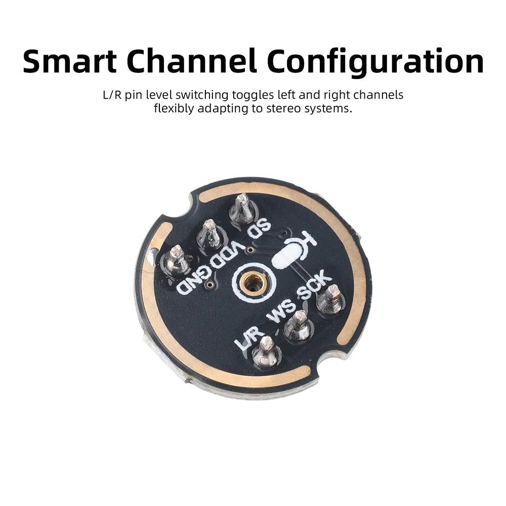 MS3625 I2S MEMS Microphone Module High Anti-Interference Left Right Channel for ESP32 DSP Smart Voice Audio Development