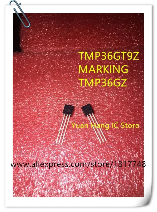 100PCS/LOT TMP36 TMP36GT9 TMP36GT9Z TO92 Temperature sensor genuine ADI brand new genuine