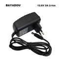 12.6V 2A 1A 3A Lithium Li-ion Lipo Charger 12V Wall Charger For 3S 10.8V 11.1V 12 V Volt Monitor LED Light Battery DC Connector