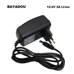 12.6V 2A 1A 3A Lithium Li-ion Lipo Charger 12V Wall Charger For 3S 10.8V 11.1V 12 V Volt Monitor LED Light Battery DC Connector