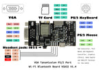 LILYGO® TTGO VGA VGA32 Module V1.4 PSRAM ESP32 PS/2 Mouse And Keyboard Controller Graphics Library Game Engine ANSI/VT Terminal