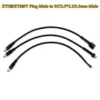 XT60 XT30 T Plug Male to DC 5.5*2.1/5.5*2.5mm Male Connector Battery Charging Adapter Cable Conversion Wire for DC Power Charger