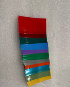 100pcs 18650 Battery Wrap Sleeve Heat Shrink Shrinkable Tube Insulated Multicolor Battery Skin PVC FilmTape Protector Cover Pipe