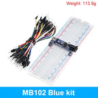 MB-102 MB102 SYB-170 Breadboard 400 830 Point Solderless Bread Board Test Develop For Dupont line DIY for arduino laboratory