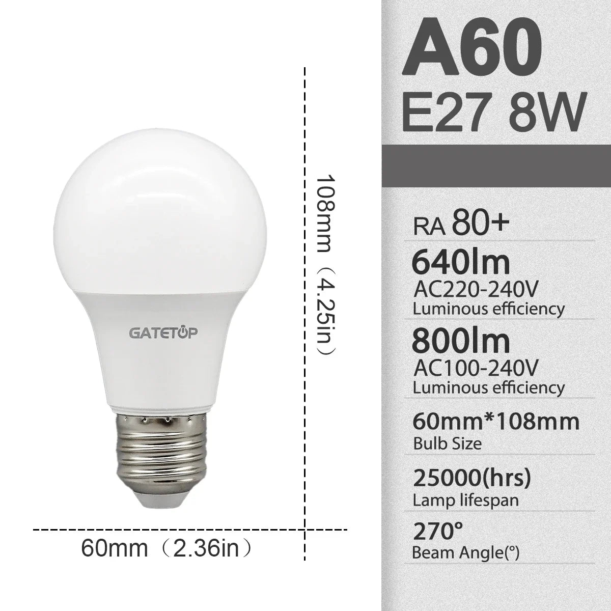 8Pcs E27 LED Bulbs AC 110V 220V 230V Boasting 3W 10W 20W 24W Lamp Warm White for Bedroom Balcony Lighting