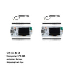 2PC WIFI lora 32 V3 IoT  Optional shell , ESP32 Chip 0.96 inch OLED Display  Support Bluetooth WiFi Compatible with Arduino