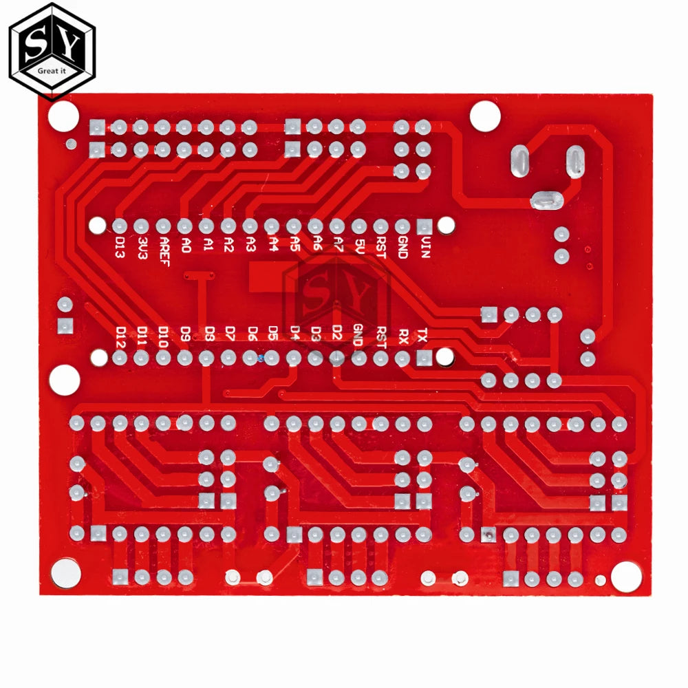 3DV4 CNC Shield V4 + Nano 3.0 + 3pcs DRV8825 Reprap Stepper Drivers Set For Arduino