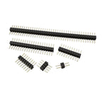 10Pcs 1.27 mm Single Row Male Female Plug Socket Breakaway PCB Board Pin Header Connector 1.27 Strip Pinheader 2P-50 Pin