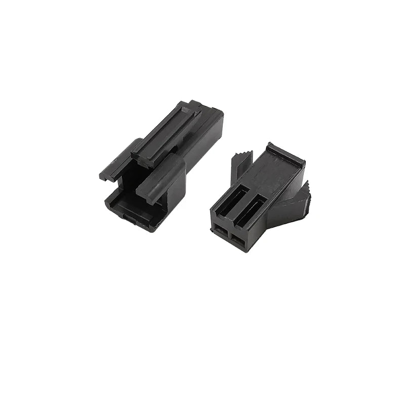 10/20Sets JST SM 2.54mm Pitch 2 Pin Male Female Plug Plastic Housing and Metal Crimping Terminal Connector