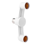 1Pcs E27 LED Bulb Lamp Holder 85-285V 2 Heads E27 Base Socket Splitter LED Lamp Socket Light Bulb Adapter Holder Converter