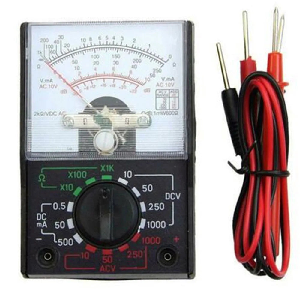 Professional Voltmeter MF-110 Pointer Tester Mini Multimeter Electric Analog Portable Ammeter Voltage Current OHM Multimeter