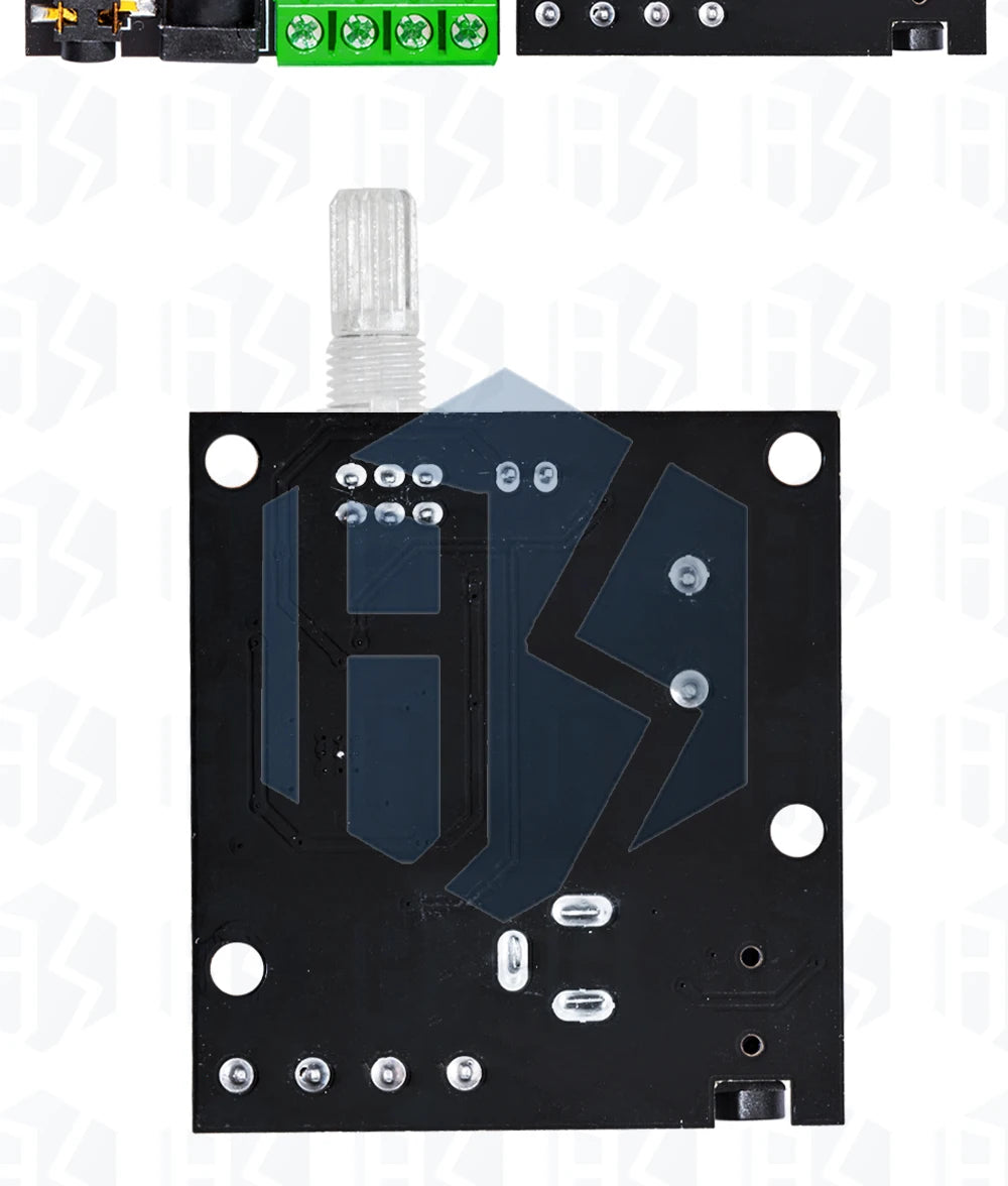 1PCS EGBO Super Slim 2 x 15W PAM8610 Class D Digital Dual Power Audio Amplifier Board 12V black