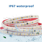 AC 220V 230V 2835 LED Strip Light Waterproof IP67 120LEDs/m Flexible Tape Lamp Warm Cold White 1M 2M 3M 5M 10M 20M Home Lighting
