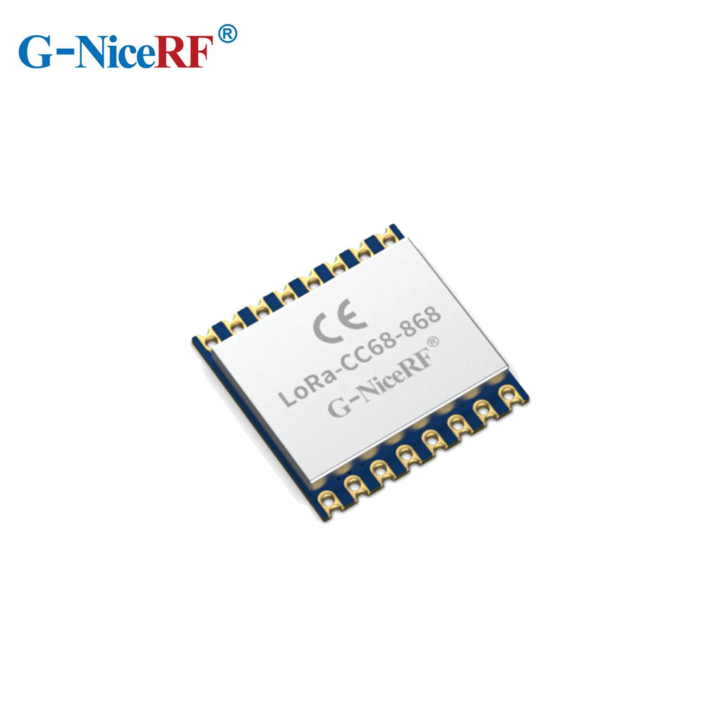 4PCS/Lot NiceRF LoRa-CC68-868-TCXO CE Certified Spread Spectrum Transceiver Lora Module 255 bytes FiFo And 22 dBm Output Power