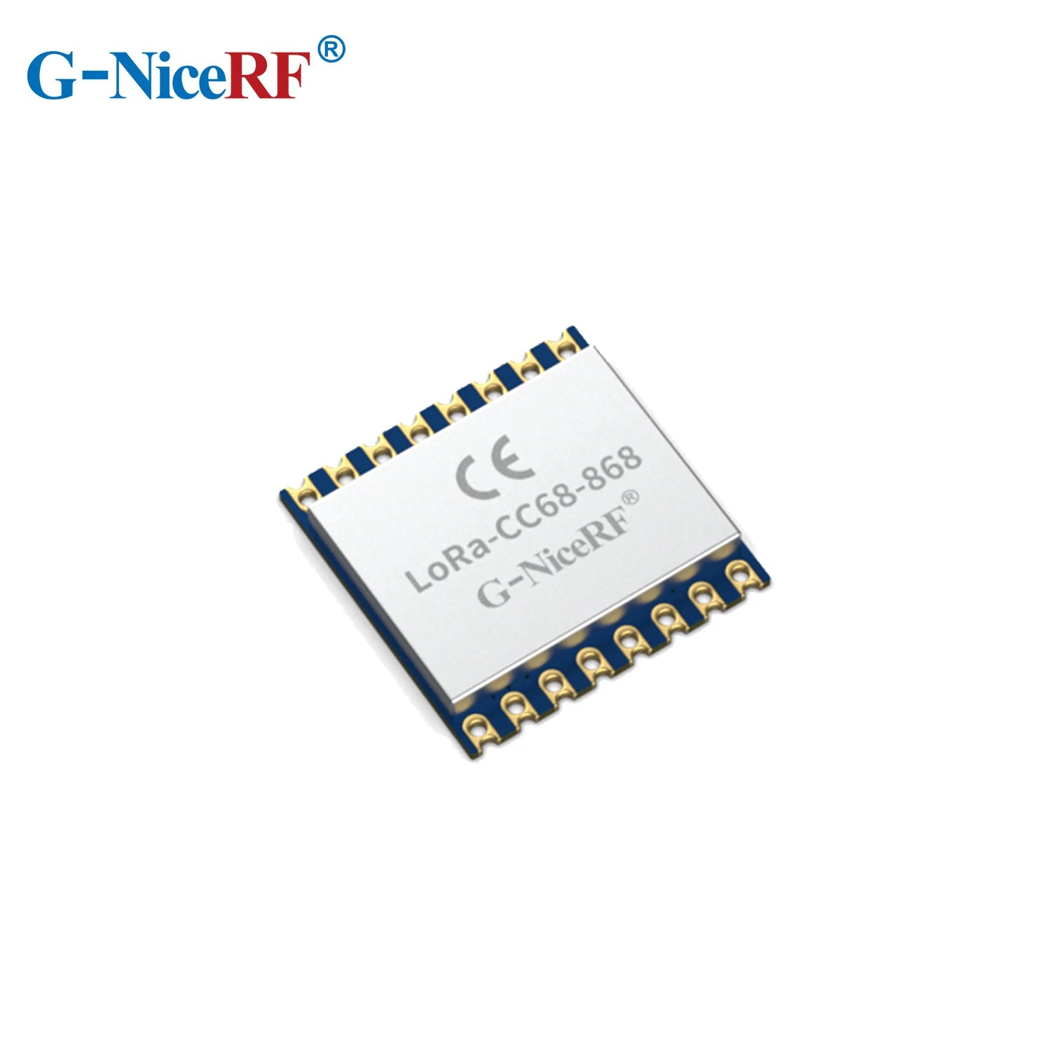 4PCS/Lot NiceRF LoRa-CC68-868-TCXO CE Certified Spread Spectrum Transceiver Lora Module 255 bytes FiFo And 22 dBm Output Power