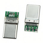 5-20PCS Type-c OTG male 4P with 5.1K resistance data power adapter 4 solder joint plug USB adapter USB C plug 4pin