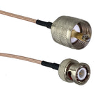 Cable BNC male plug to PL259 UHF male plug straight RG316 RF Jumper pigtail 4inch~10M