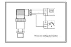 Absolute Pressure Transmitter HTP-300 RS485 4-20mA 0-5V 0-10V Modbus Vacuum Sensor High Accuracy IP65 Barometric Transmitter