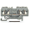 WAGO 280‑681 3‑Conductor DIN Rail Terminal Block 10PCS, 2.5mm² 24A 800V Cage Clamp Spring Wiring Terminal Block