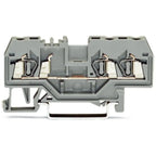 WAGO 280‑681 3‑Conductor DIN Rail Terminal Block 10PCS, 2.5mm² 24A 800V Cage Clamp Spring Wiring Terminal Block